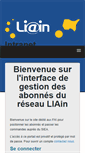 Mobile Screenshot of customers.liain.fr